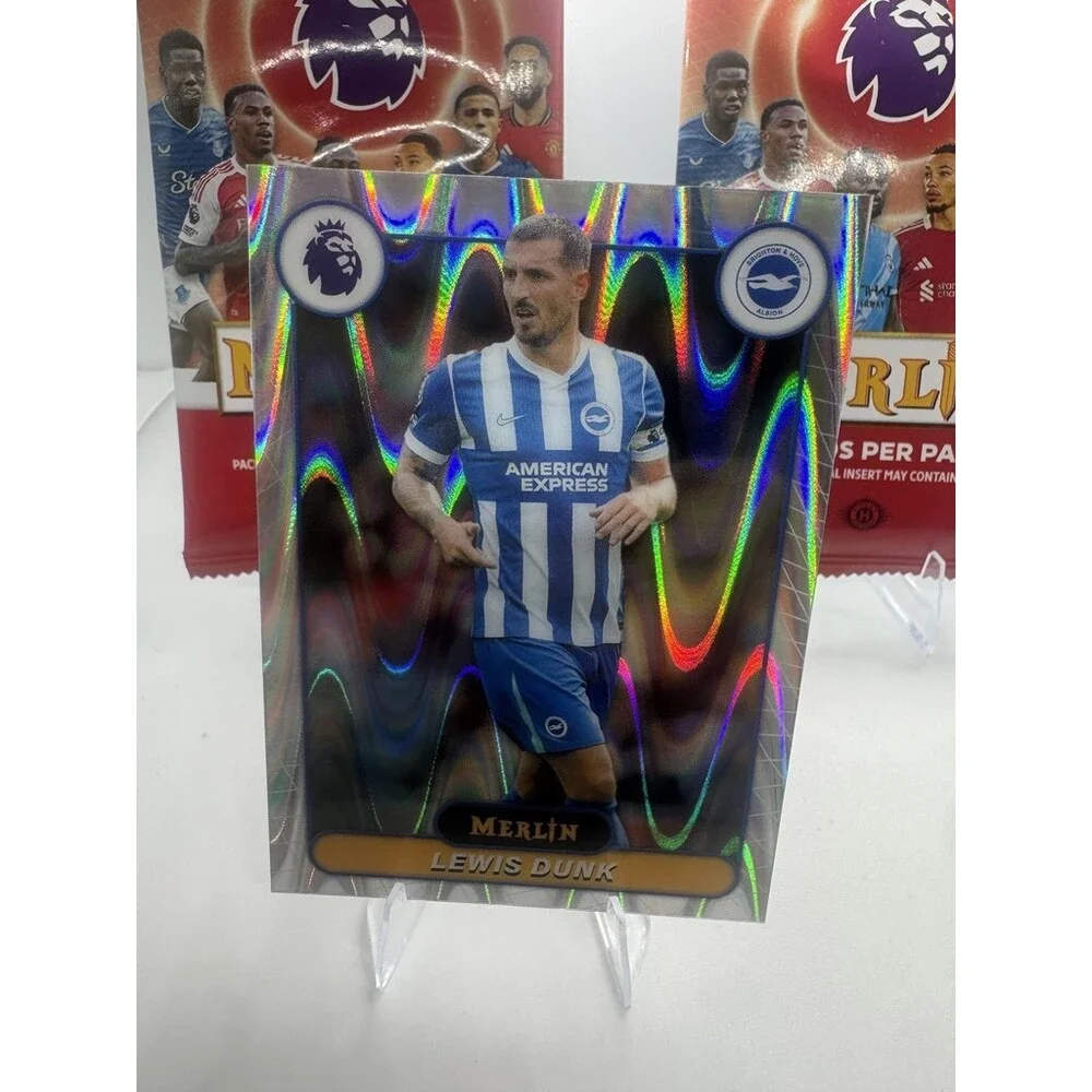 2026 Topps Merlin Premier League #46 Lewis Dunk Brighton & Hove Albion Raywave